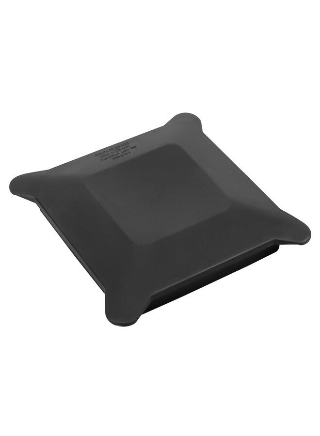 Tobaiwind Blender Jar Lid Replacement for Blendtec Commercial Blender Wildside & Fourside Jars, Soft Rubber Blender Lids Contains No-Vents - Used to Prevent Spatter During Blending, Black (1 Piece) - Image 1